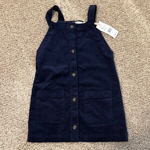 NWT Navy Kids Button-Front Dress